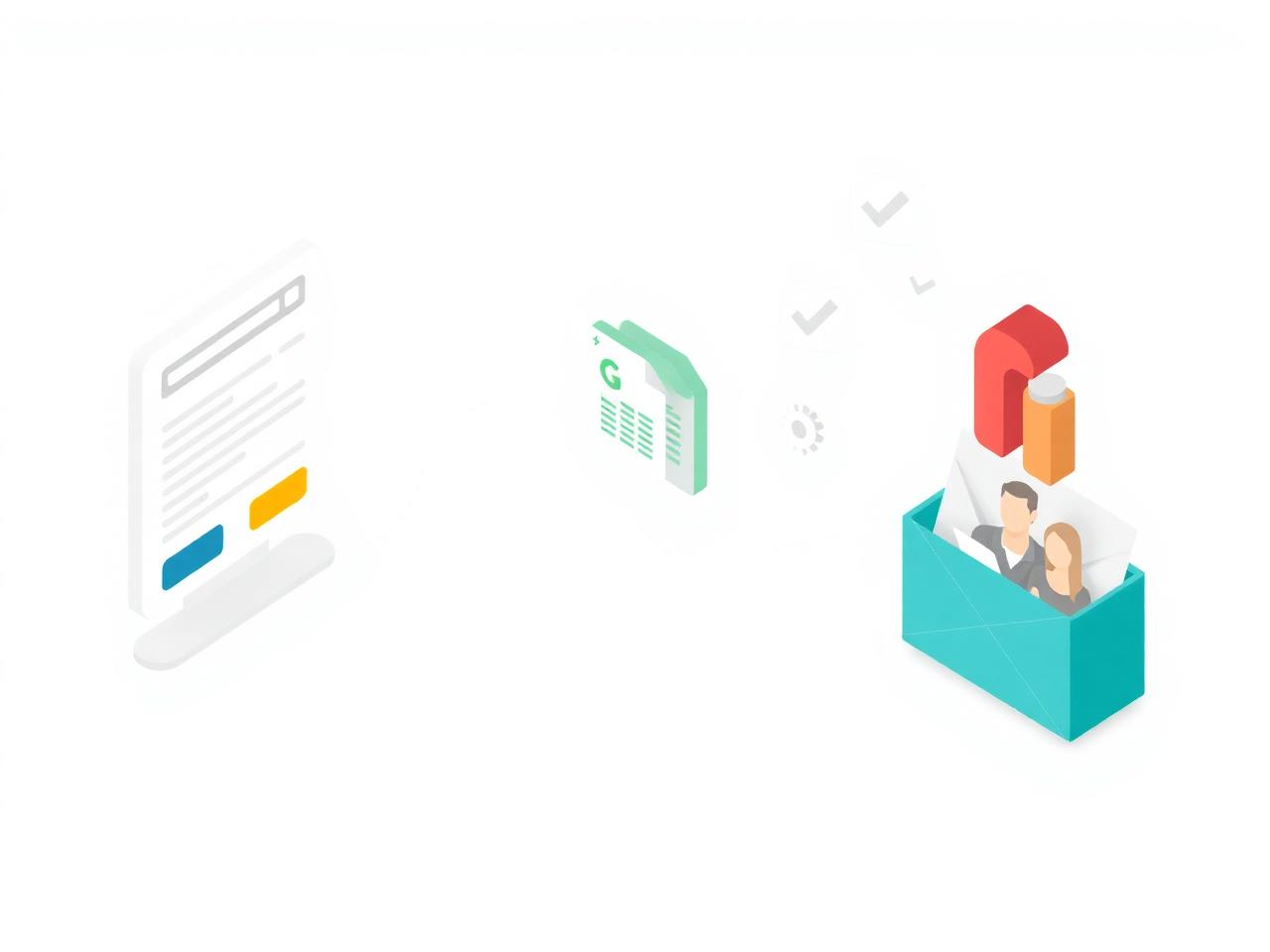 Illustration of automated lead capture flowing from web form to Google Sheets to email